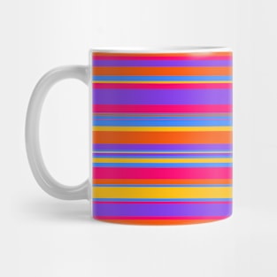 Orange, Pink and Purple Stripes Mug